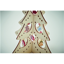 Drewniana ozdoba choinkowa SILUETA