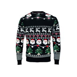 Świąteczny sweter LED S/M SHAMIS