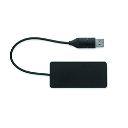 3-portowy hub USB kabel 20cm HUB-C