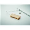 3-portowy bambusowy hub USB HUBBAM