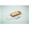 4-portowy bambusowy hub USB HUBSTAND