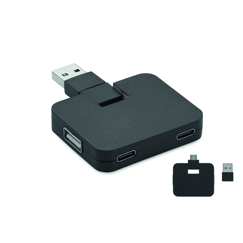 4-portowy USB SQUARE-C