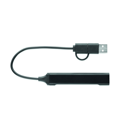 Hub USB z 4 portami 19 cm CURRENT