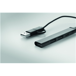 Hub USB z 4 portami 19 cm CURRENT