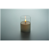 Świeca woskowa LED w szkle XANDLE+