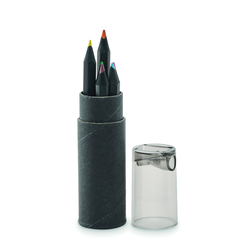6 czarnych kredek NEGRO