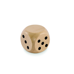 Kostki do gry średnica 3 cm DADIN