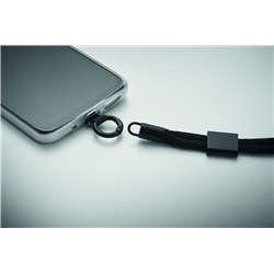 Smycz krótka do telefonu RPET NONETTE WRIST