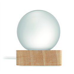 Szklana kula LED LIGHT