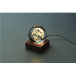 Szklana kula LED GLOBE LIGHT