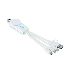 Kabel do ładowania 2 w 1 typ C ICAB