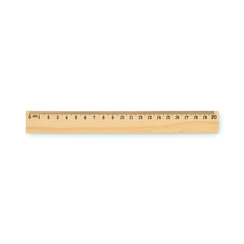 Drewniana linijka 20 cm RULER20