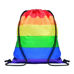 Tęczowa torba na zakupy z RPET BOW