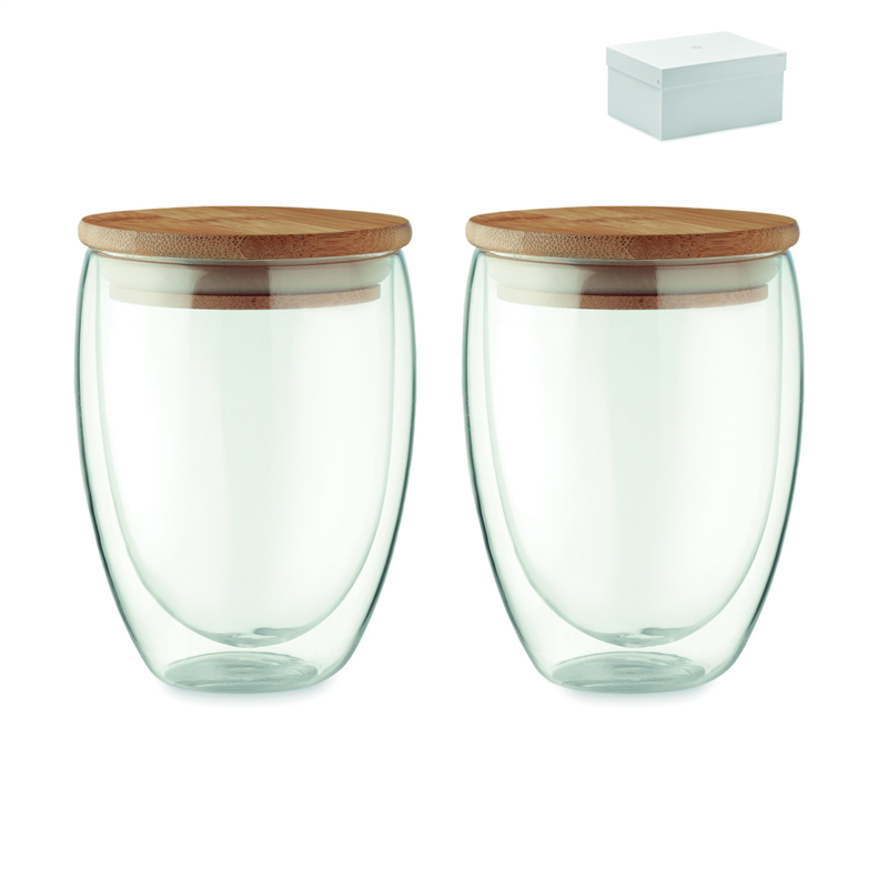 2 szklanki 350 ml w pudełku TIRANA SET