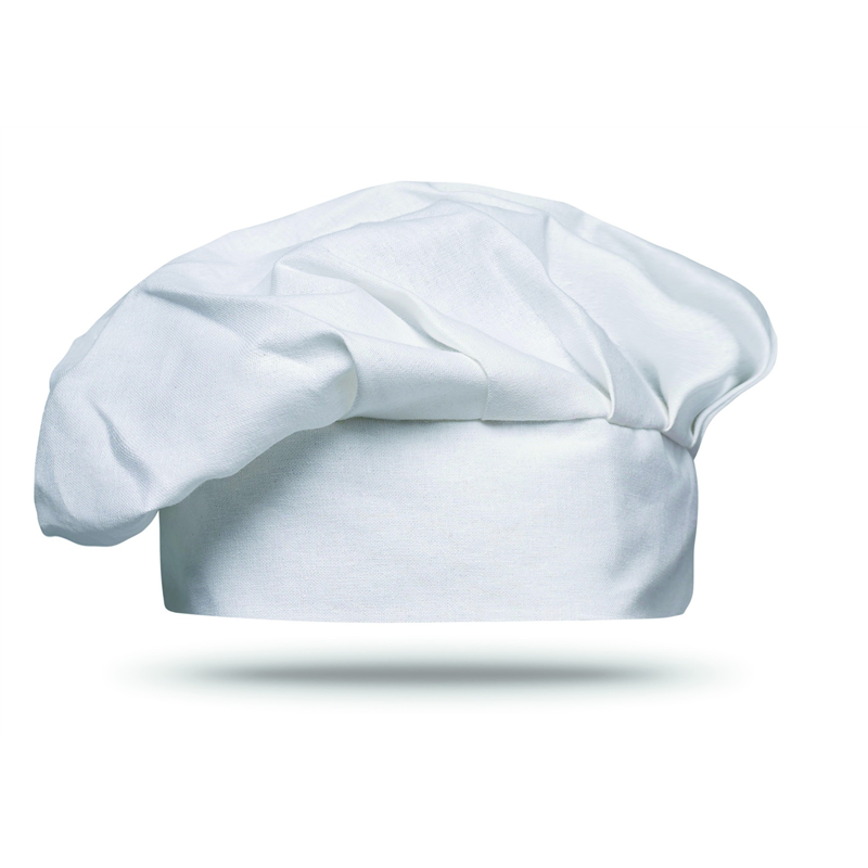 Bawełniana czapka szefa kuchni CHEF