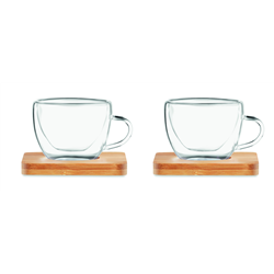 Zestaw 2 szklanek do espresso BELIZE