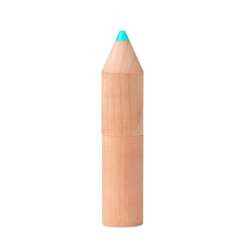 6 kredek w drewnianym pudełku PETIT COLORET